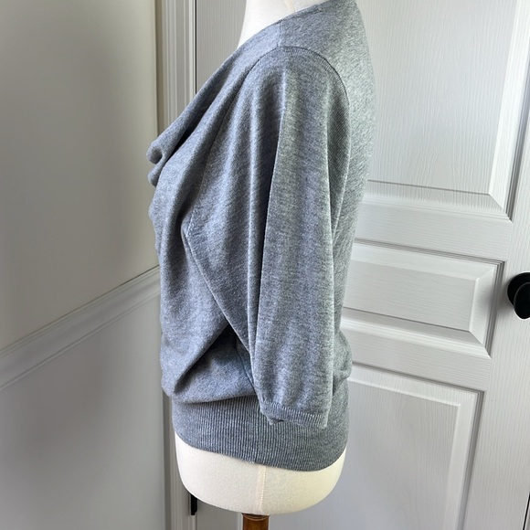 Worthinton Cowl Neck Sweater with 3/4 Length Sleeves - Picture 6 of 11